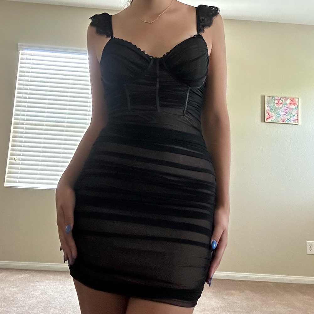 Windsor Black Lace Dress
